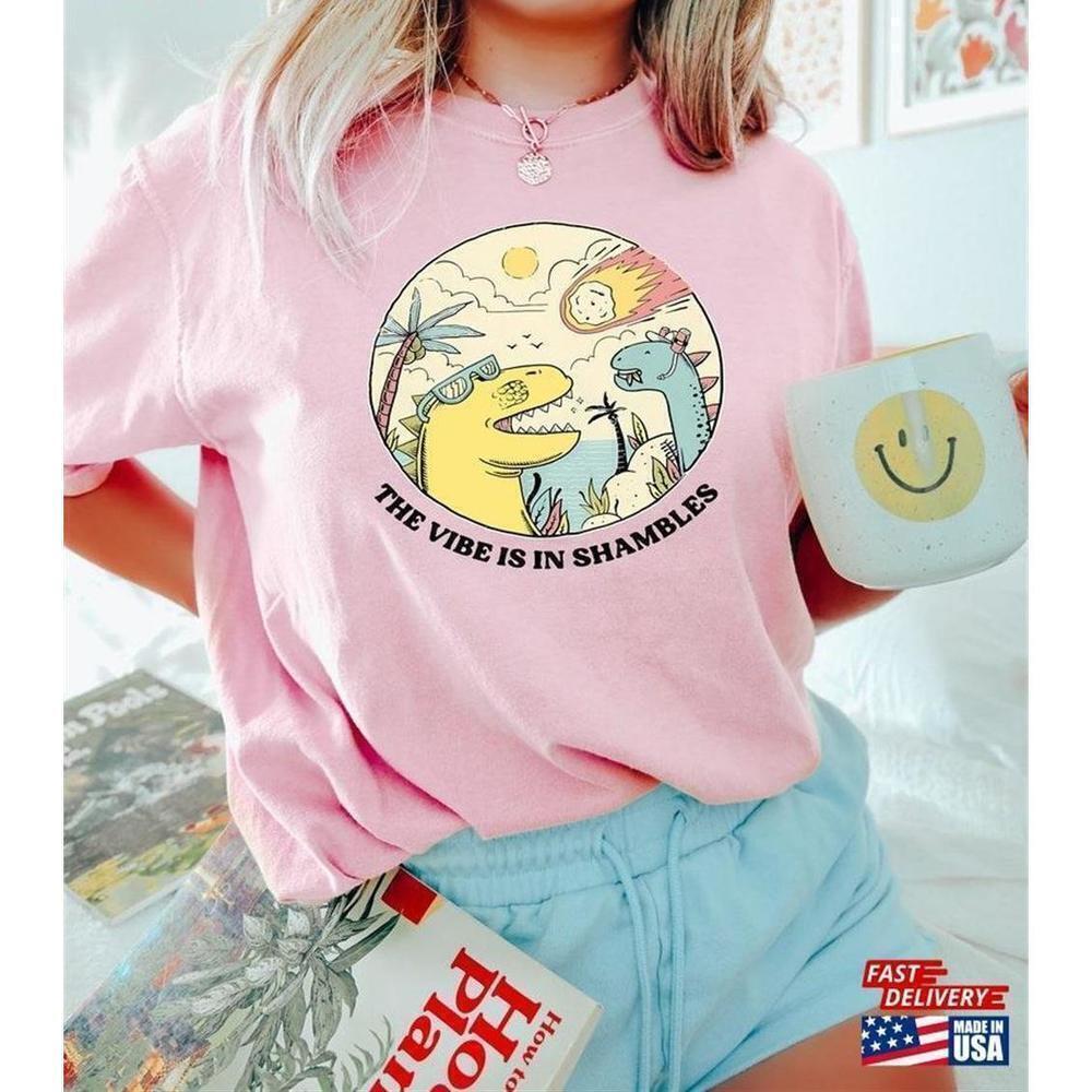 Vibe Is In Shambles Funny Meme Sarcastic T-Shirt